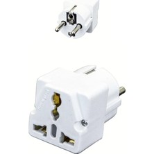 Frefly Store Seyahat Adaptörü - Amerikan, Ingiliz, Japon Fişleri Için Türk ve Avrupa Tipi Dönüştürücü