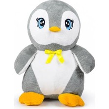 Frefly Store Büyük Gri Peluş Penguen, Yumuşak ve Sevimli Tasarım