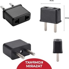 Frefly Store Priz Dönüştürücü Adaptör, Us/uk/au/cn To Eu/tr