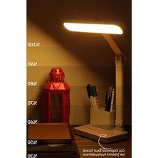 Frefly Store Dokunmatik Kademeli Masa Lambası, 3 Renk Seçeneği ile Gece Okuma Işığı