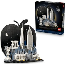 Frefly Store 1465 Parça Yaratıcı New York City Modeli, Dekoratif Yapım Seti