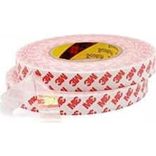 Frefly Store Şeffaf Ince Çift Taraflı Bant, 15 mm Genişlik, 5 Metre