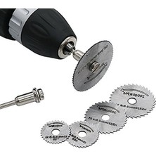 Frefly Store 6 Adet Daire Testere Bıçağı Seti, 3.2 mm Çubuklu, Ahşap ve Metal Için Kesme Diskleri