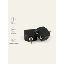3.5mm Stereo Kulaklık Hoparlör Çoklayıcı - Telefon Pc Mp3 Çoğaltıcı
