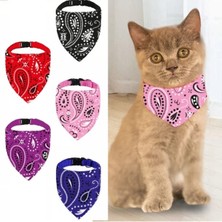 Frefly Store Kedi Boyun Tasması, Pembe, Tokalı, Puantiyeli