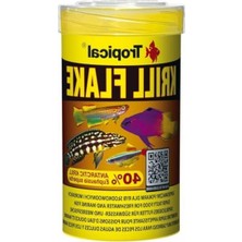 Frefly Store Krill Içerikli Pul Balık Yemi, Tropikal Balıklar Için 100 ml 20GR
