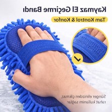 Frefly Store Pembe Mikrofiber Oto Yıkama Süngeri, Eldiven Tipi Tasarım