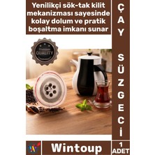Wintoup #süzgeç Kalite Bitki Demleme Metal Paslanmaz Çelik Yıldız Tasarımlı Sök Tak Sökülebilir Çay Süzgeci