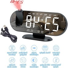 Frefly Store Çift Alarm Dereceli LED Masa Saati, Pratik Kullanım Için
