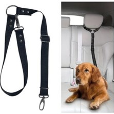 Frefly Store Ayarlanabilir Metal Kancalı Köpek Emniyet Tasması, Siyah