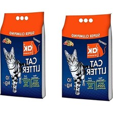 Frefly Store Doğal Ince Taneli Kedi Kumu, 10 kg x 2 Adet