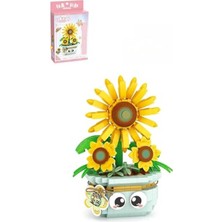 Frefly Store 320 Parça Çiçek Buketi Yapım Seti, Loz Micro Block Serisi