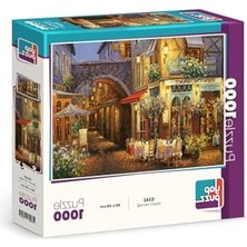Frefly Store Antik Çiçek Masalı 1000 Parça Puzzle, Renkli Çiçek Temalı Eğlenceli Aktivite