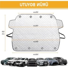 Frefly Store Araç Ön Cam Koruma Örtüsü - Termal ve Buzlanma Önleyici