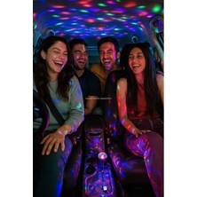 Frefly Store Araç Içi LED Işık - USB Disko Topu Aydınlatma