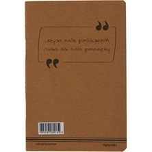 Frefly Store Kraft Defter - Fernando Pessoa Tasarımı