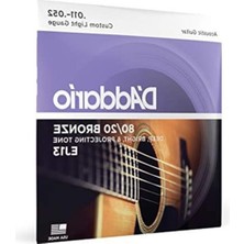 Frefly Store Akustik Gitar Tel Seti, 80/20 Bronz Yapı, Custom Light G