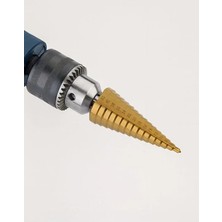 Frefly Store Paslanmaz Kademeli Matkap Ucu Ahşap Plastik Sac Delme Uç 4-20 mm