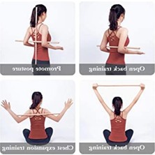 Frefly Store Bundera Yo Stick Pilates Fitness Spor Aleti Vücut Esneme Gerdirme Kardiyo Egzersiz