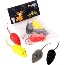 Frefly Store 4'lü Öten Fare Kedi Oyuncağı, Eğlenceli Oyunlar Için