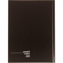 Frefly Store Siyah Kapaklı 200 Sayfalık Kitap, 26 x 19,5 cm Boyutunda
