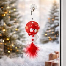 Frefly Store Noel Temalı Kedi Oyuncağı - Kardan Adam Figürlü Eğlenceli Oyun