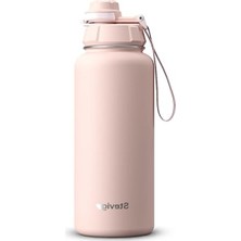 Frefly Store Sızdırmaz Çelik Termos, 1000 ml Kapasite, Pembe