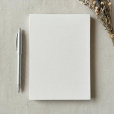 Frefly Store Fark Tanıtım Çizgisiz Not Defteri – 64 Yaprak, 90 gr Ivory Kağıt, Amerikan Ciltli Not Defteri, Ofis ve Günlük Kullanım Için Ideal (Beyaz, A6 (10,5cm x 14,8cm))