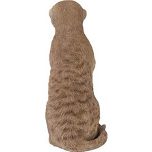 Frefly Store Gerçekçi Kahverengi Meerkat Figürü