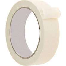 Frefly Store Beyaz Maskeleme Bandı, 24 mm x 35 Metre, Çok Amaçlı Kullanım