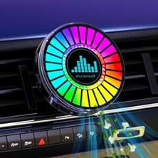 Frefly Store Ritimle Senkron LED Ambiyans Aydınlatma, USB Şarjlı Araç Içi Koku Difüzörü