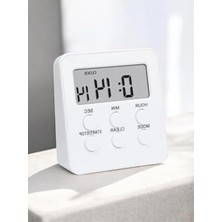 Frefly Store Dijital Masa Saati Seti, 2 Alarm ve Kronometre Özelliği ile Modern Tasarım