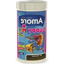 Frefly Store Guppy Mix Granül Balık Yemi, 250 Ml, 100 gr Ağırlığında