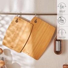 Frefly Store Iki Adet Kullanışlı Kesme Tahtası - Mutfak Için Pratik Çözüm
