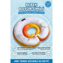 Novélune Kolluk & Simit: Bebekler Için Kendinden Şişen Yüzme Simidi ve Güvenlik Kilitli