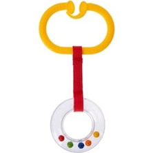 Frefly Store Çıngıraklı Puset Halkası - Sarı Oval