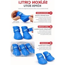Frefly Store Su Geçirmez Köpek Ayakkabısı - 4’lü Set, Koruyucu Patik