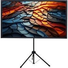 Frefly Store Havit PS60 Taşınabilir Ayaklı Projeksiyon Perdesi 60 Inç