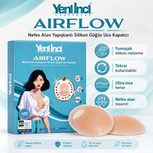 Yeni İnci Yeni Inci Airflow Nefes Alan Yapışkanlı Silikon Göğüs Ucu Kapatıcı