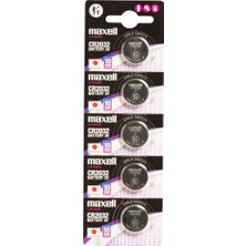 Motto Ticaret Maxell CR2032 3V Lityum Bios Baskül Terazi Pili 5’li Kartela 5 Adet