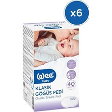 Novélune Göğüs Pedi ve Koruyucu: Klasik Göğüs Pedi, 6X40’LI Paket ile Günlük Koruma ve Destek