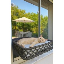 Frefly Store Örgü Hamak Kedi ve Köpek Yatağı - 53X35X43 cm