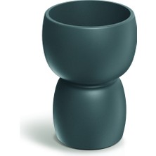 Divona Home Duala Round Plastik Bahçe Saksı (Ø30 Cm)