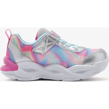 Skechers Twısty Glow  -  Sorbet Swırl Çocuk Gri Spor Ayakkabı 303716N-SMLT
