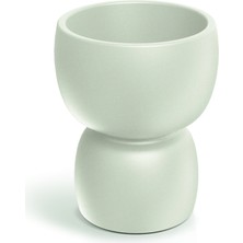Divona Home Duala Round Plastik Bahçe Saksı (Ø40 Cm)