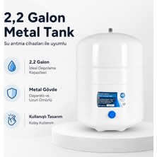 Bezos 2,2 Galon Metal Su Arıtma Tankı 308693001