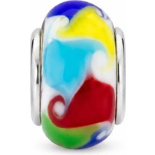 Poseidons Jewellery Tasarım Kaleidoscope Dreams Serisi | El Yapımı Murano Cam Renk Mozaiği Charm Boncuk