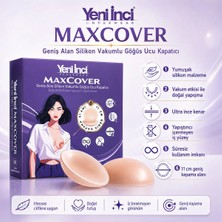 Yeni İnci Yeni Inci Maxcover Geniş Alan Silikon Vakumlu Göğüs Ucu Kapatıcı
