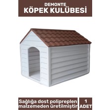 Empressco Premium Demonte Sağlıklı Polipreplen Malzeme Kolay Kurum Pet Evcil Hayvan Bahçe Köpek Kulübesi