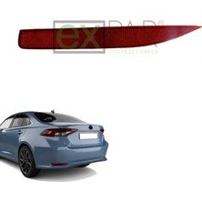 Expar Oto Toyota Corolla Arka Tampon Reflektörü Sol Taraf 2019 - 2024 Model Corolla Arka Kedi Gözü